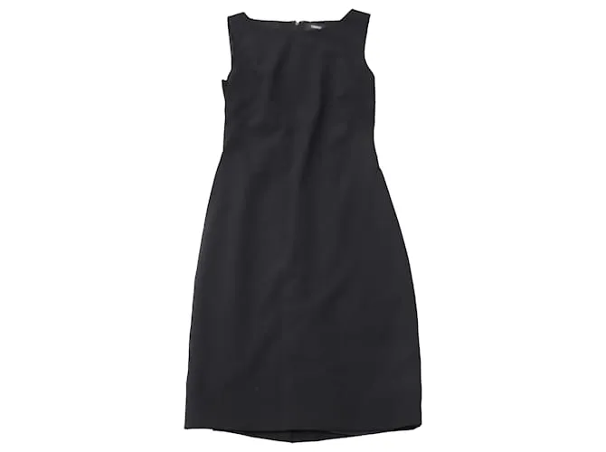 Vestido tubo Theory de lana negra Negro 