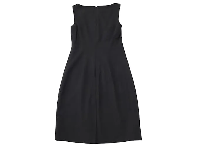 Vestido tubo Theory de lana negra Negro 