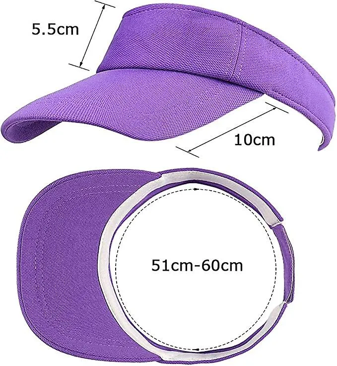 Visor Cap Women Men Adjustable Sun Protection Baseball Golf Cap for Teens