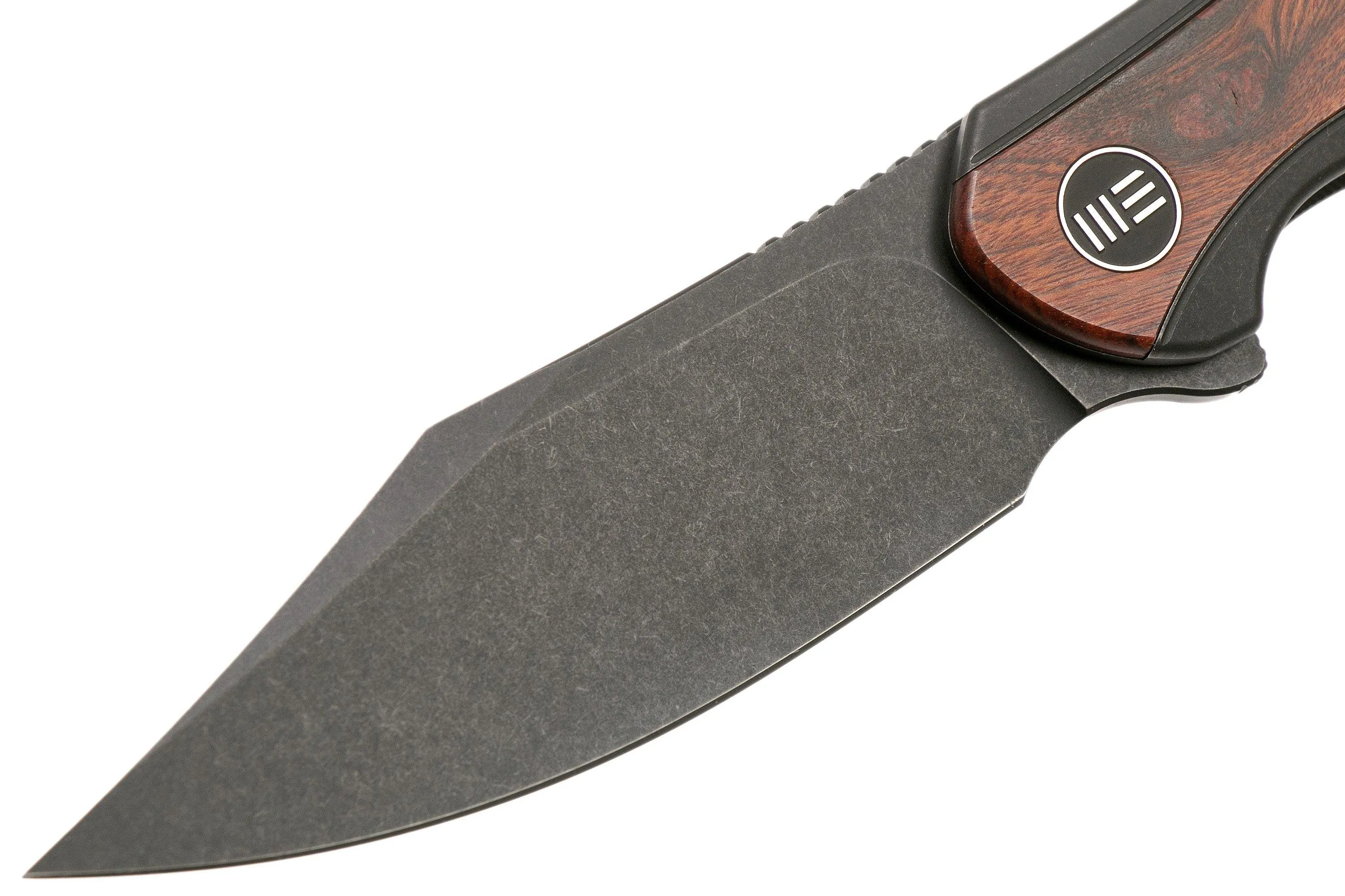 WE KNIFE SNICK WE19022F3 BLACKWASHED, CUIBOURTIA WOOD NAVAJA