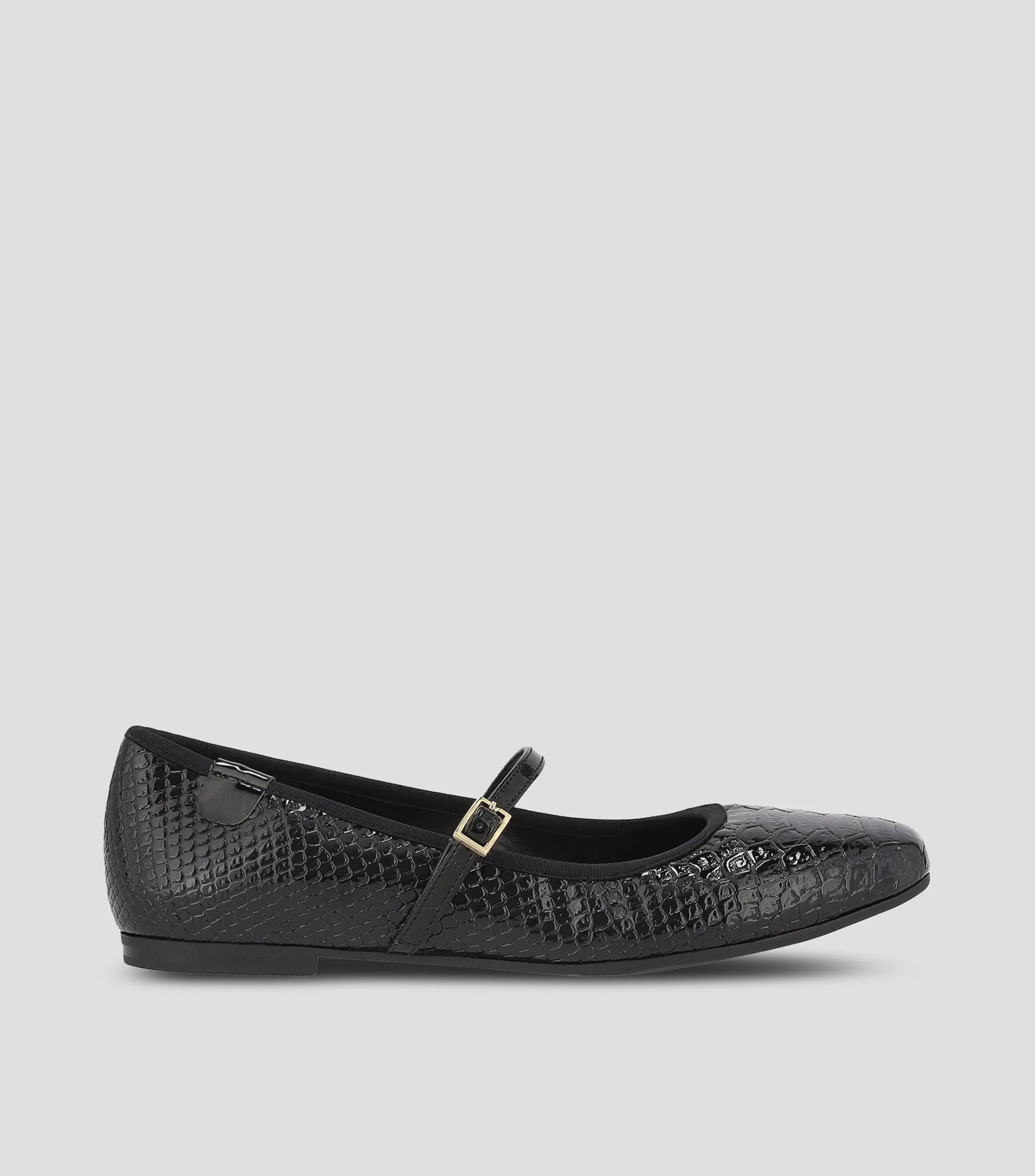 Westies Flats en Piel Media Luna Texturizado Mujer