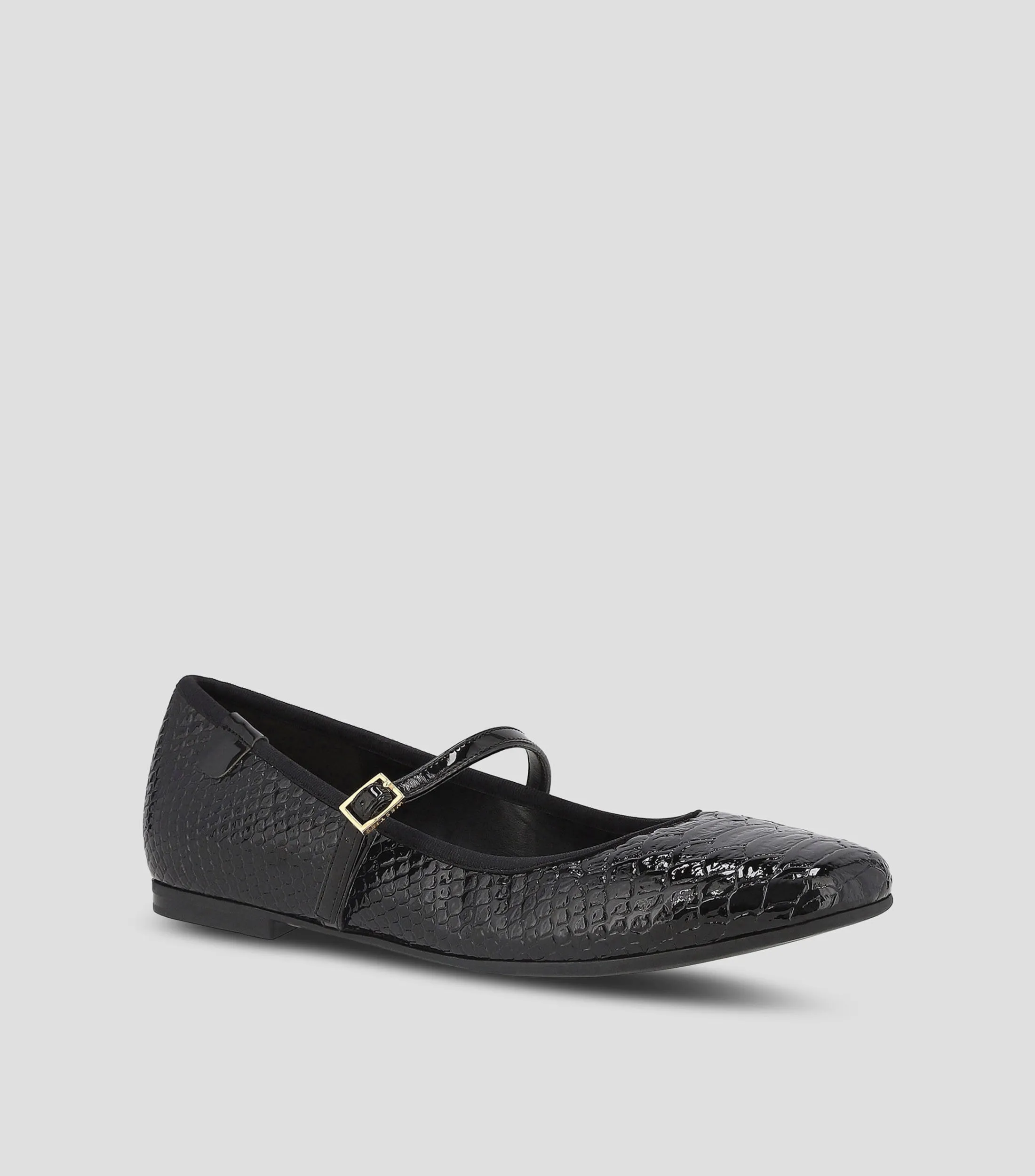 Westies Flats en Piel Media Luna Texturizado Mujer