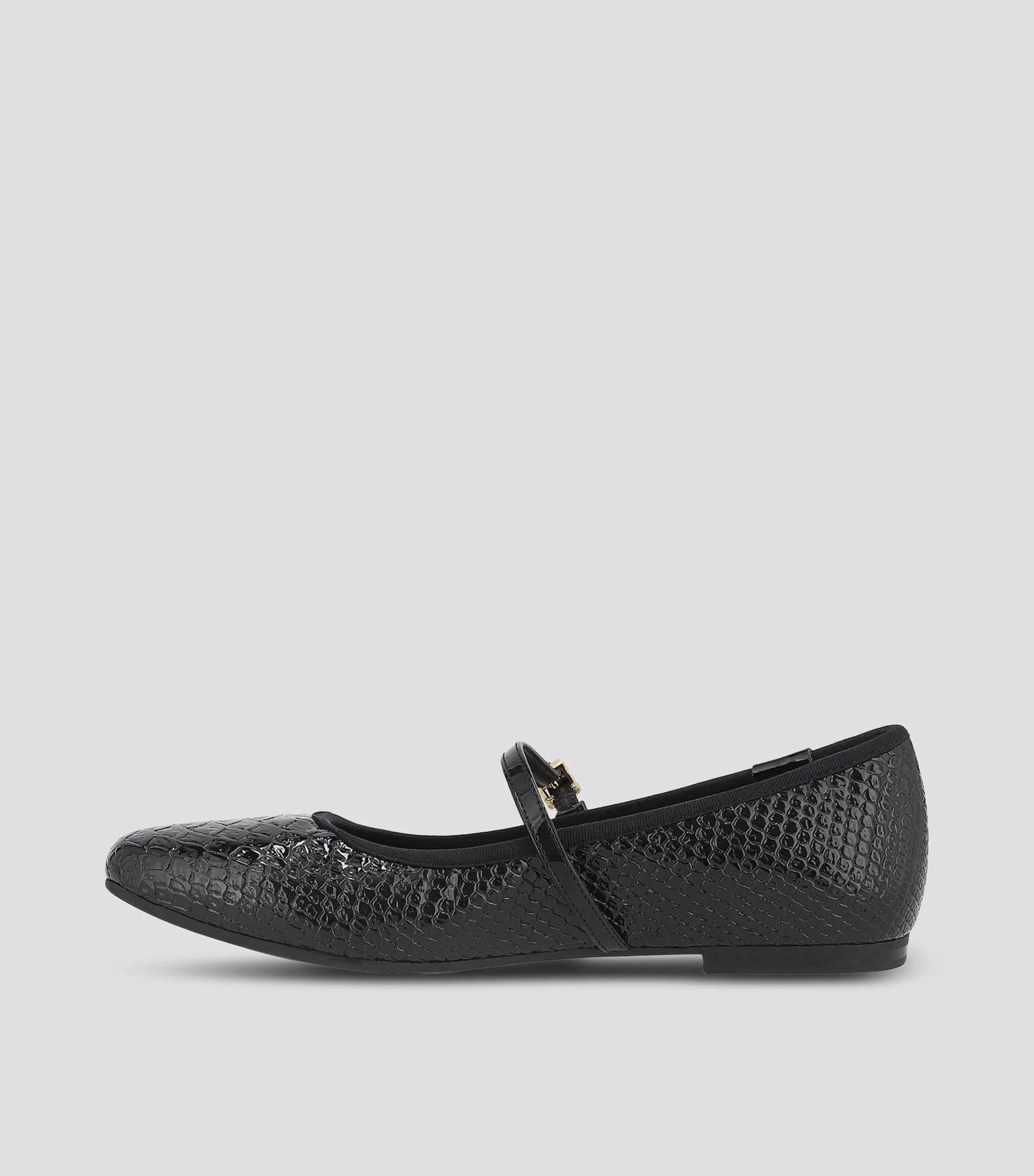 Westies Flats en Piel Media Luna Texturizado Mujer