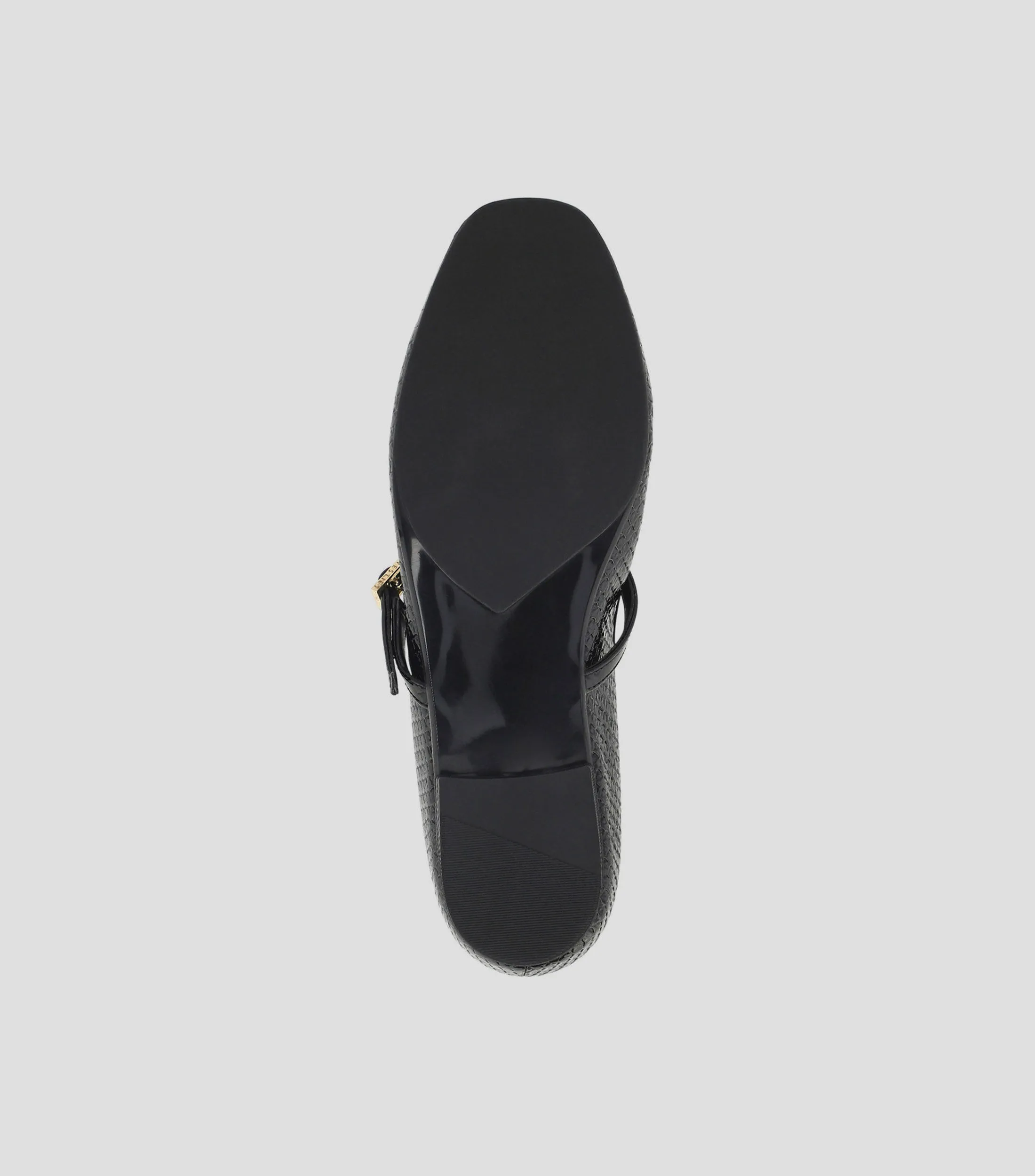 Westies Flats en Piel Media Luna Texturizado Mujer
