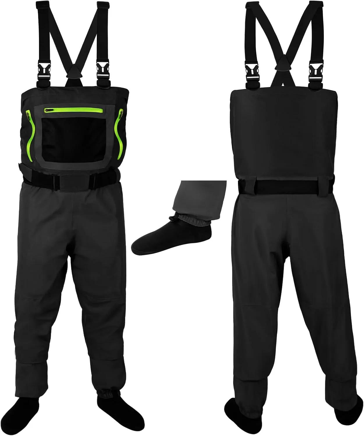 WIN.MAX Pantalones de pesca de nailon  impermeables y transpirables