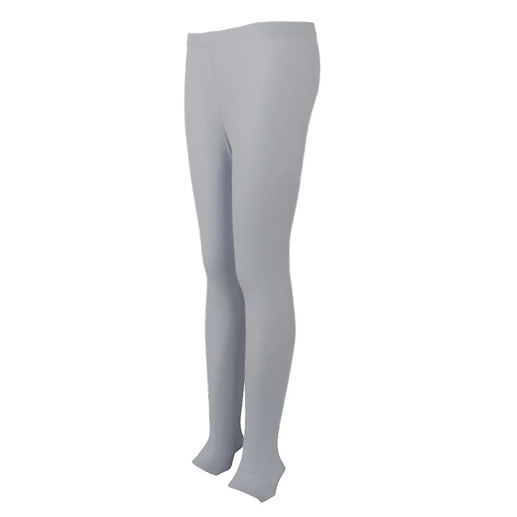 Women Golf  Sun/uv Protection Tights Leggings Capris Yoga Pants L Gray