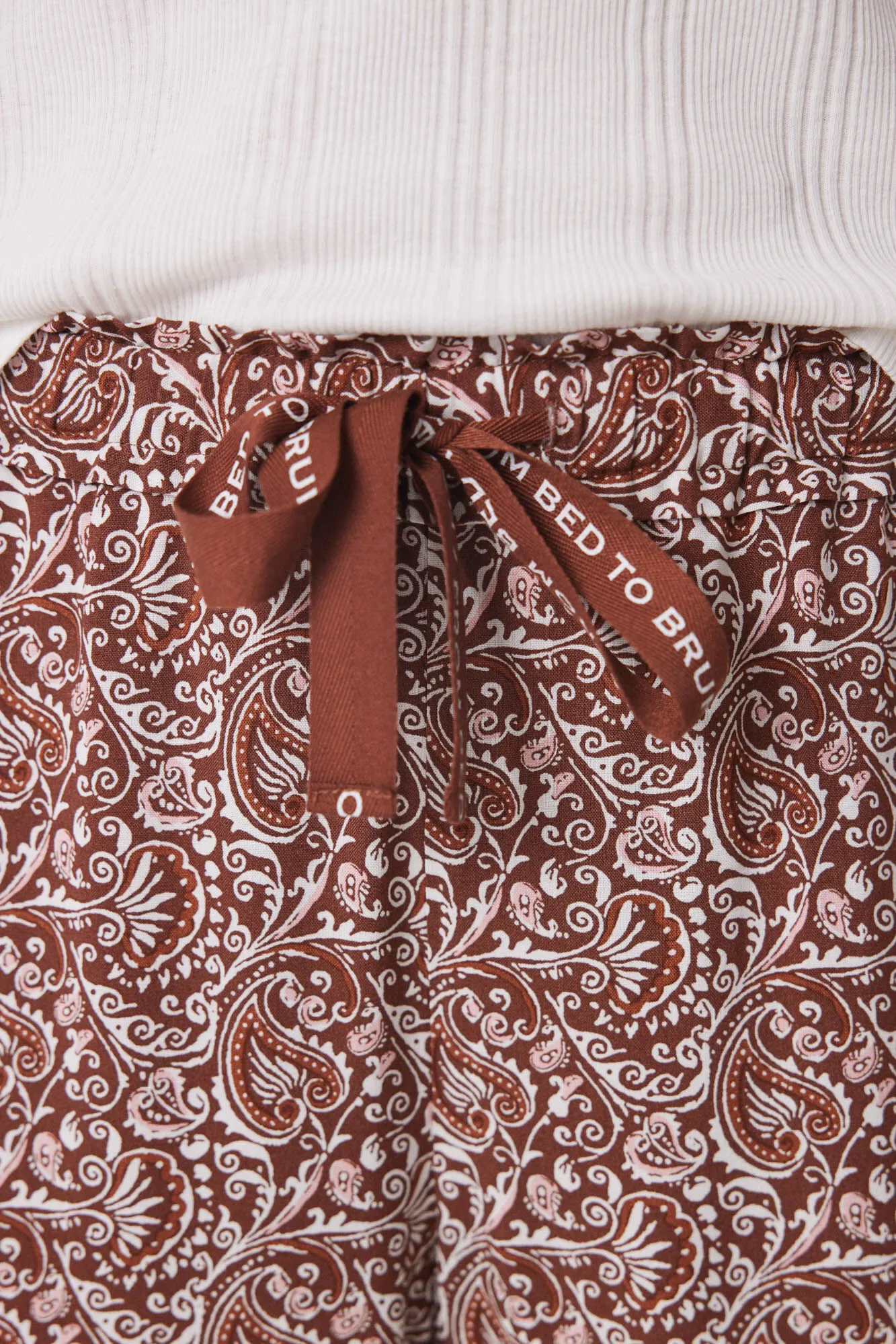 Women'secret Pantalón largo lounge viscosa paisley