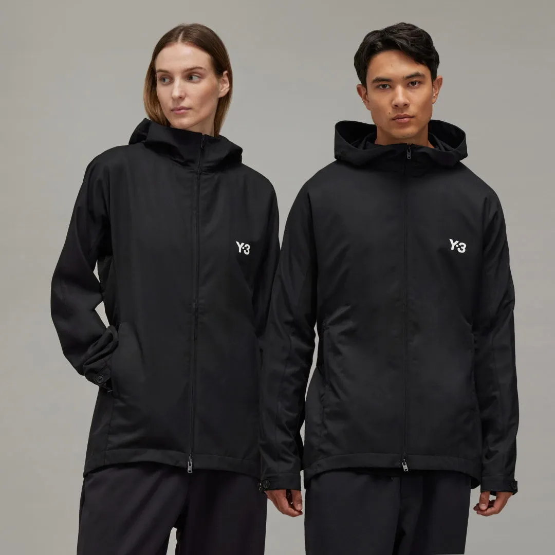 Y3 REFINED WOOL HOODED SWEATSHIRT
