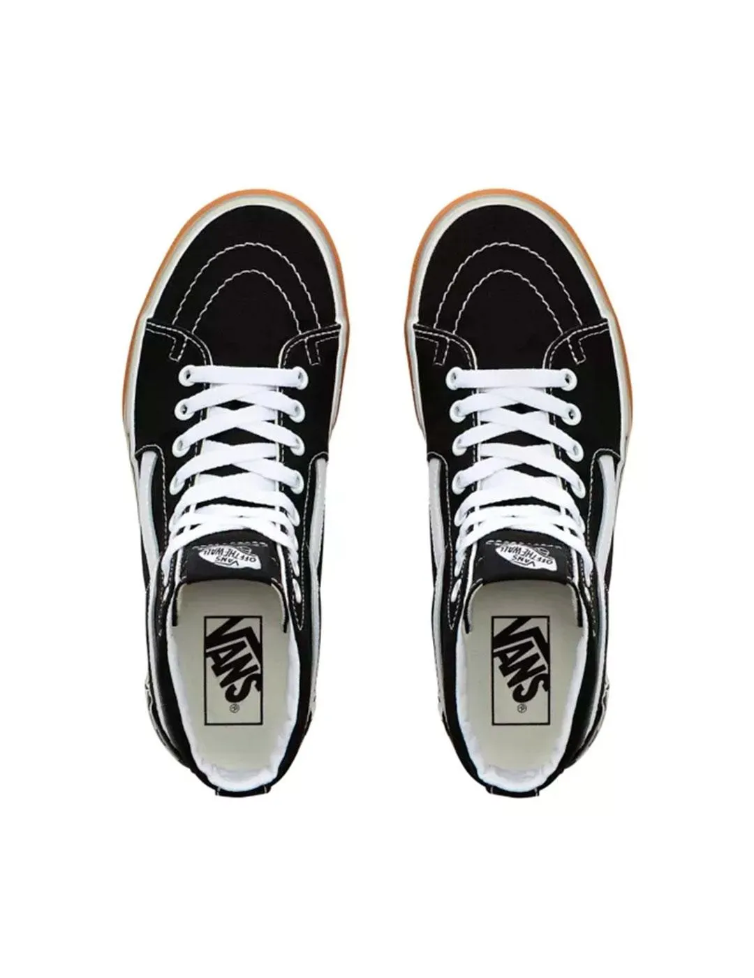ZAPATILLA MUJER VANS SK8HI STACKED NEGRA CUADROS