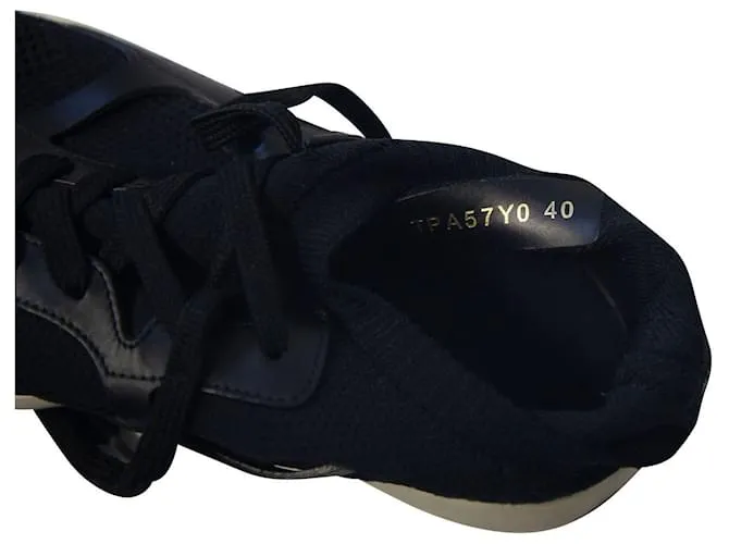 Zapatillas Altas Valentino Garavani Sound en Cuero Negro 