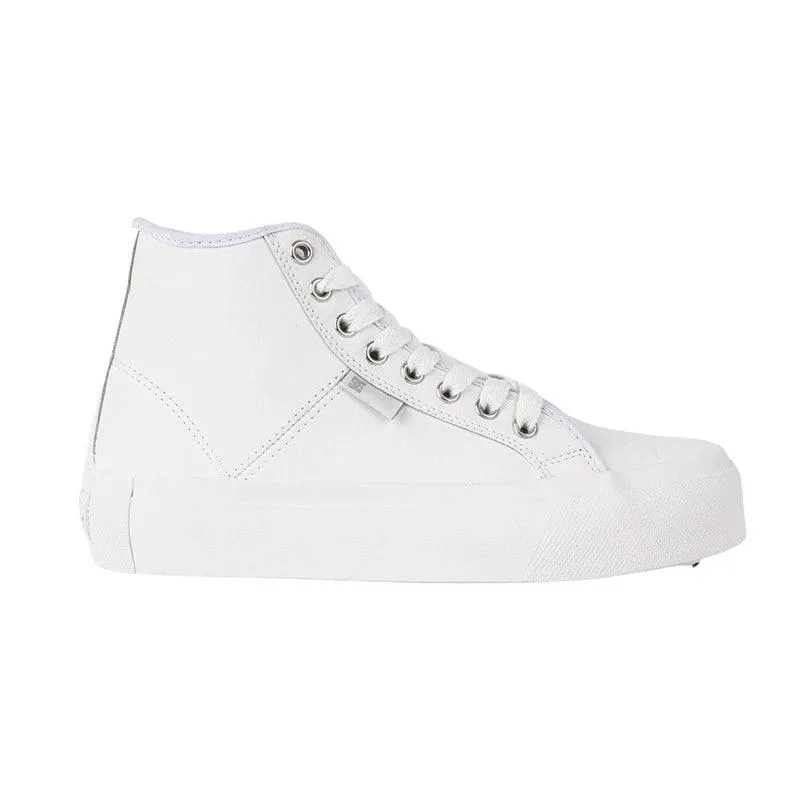 Zapatillas Dc Manual Hi Platform Mujer Blanco