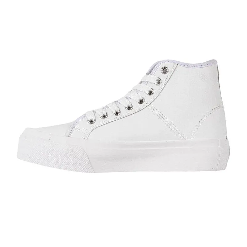 Zapatillas Dc Manual Hi Platform Mujer Blanco