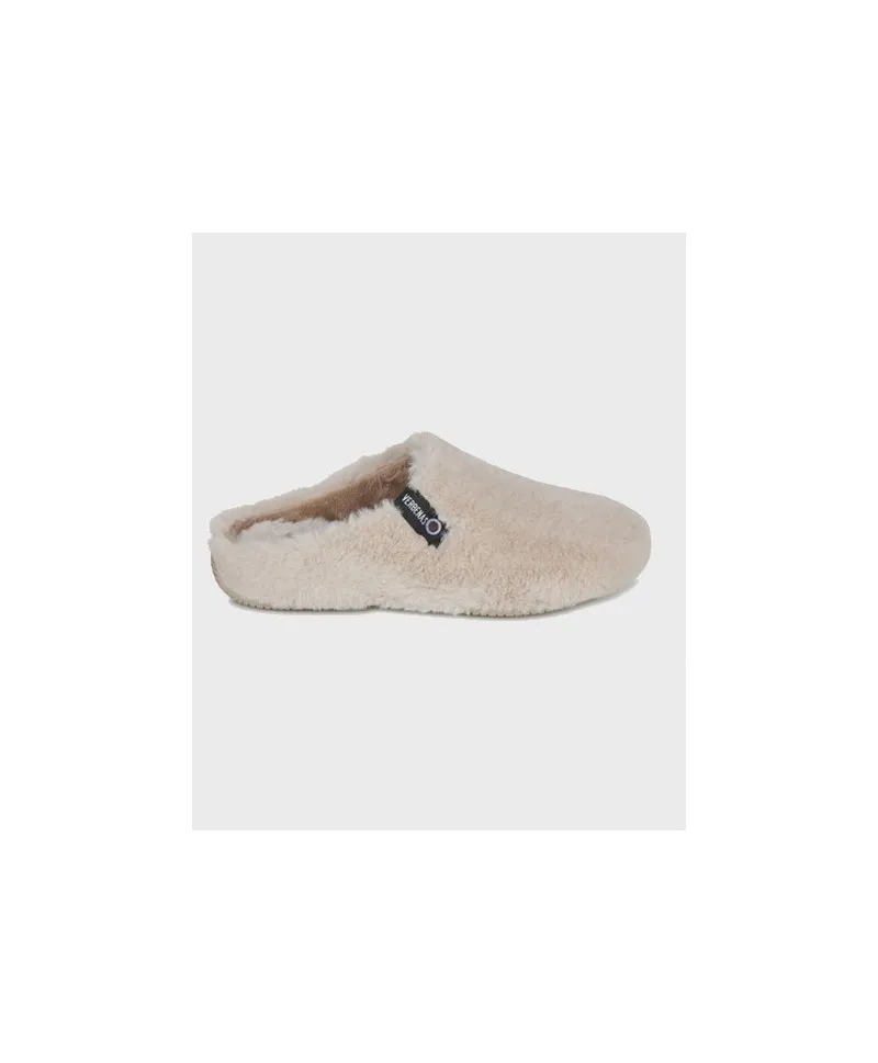 Zapatillas de Casa VERBENAS York Groseto Beige Mujer
