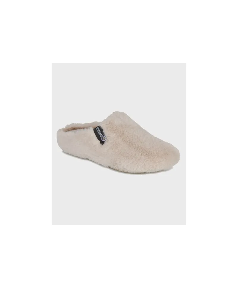 Zapatillas de Casa VERBENAS York Groseto Beige Mujer
