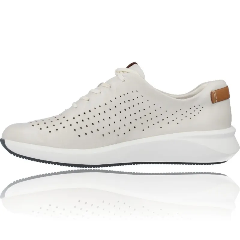 Zapatillas Deportivas Casual de piel para Mujer de Clarks Unstructured Un Rio Tie