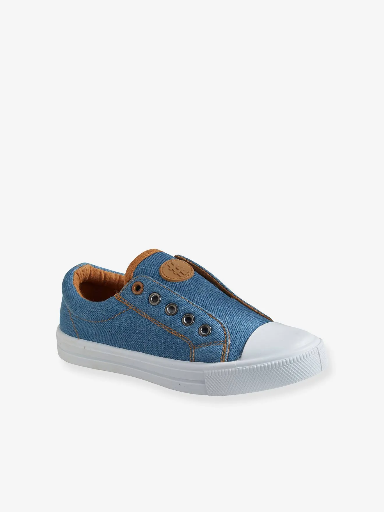 Zapatillas elásticas de tela para niño
