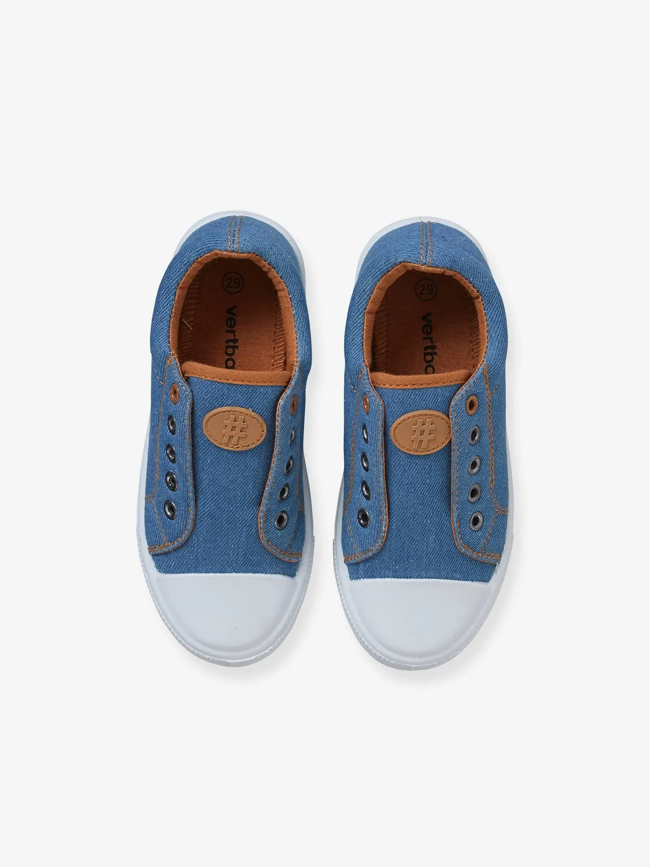 Zapatillas elásticas de tela para niño