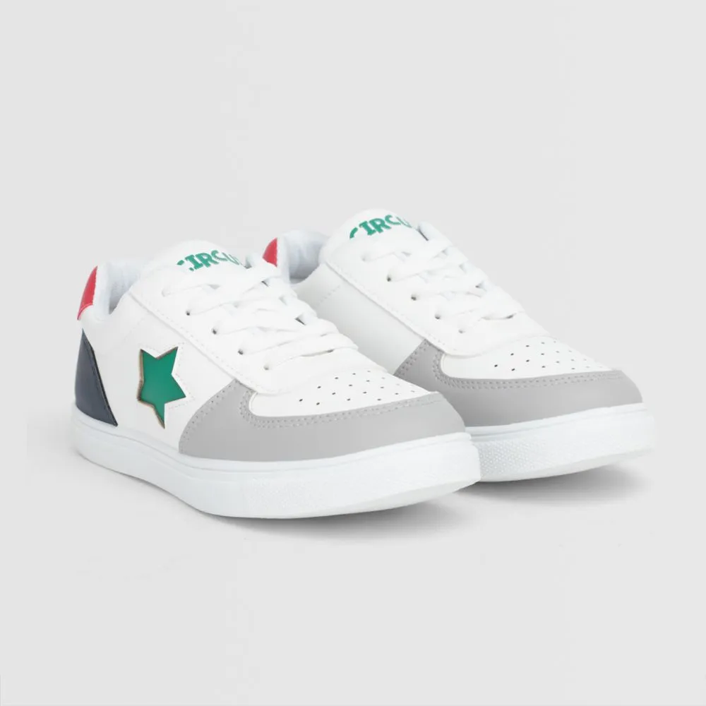 Zapatillas Urbanas Para Niño Circus Pu Star Blanco
