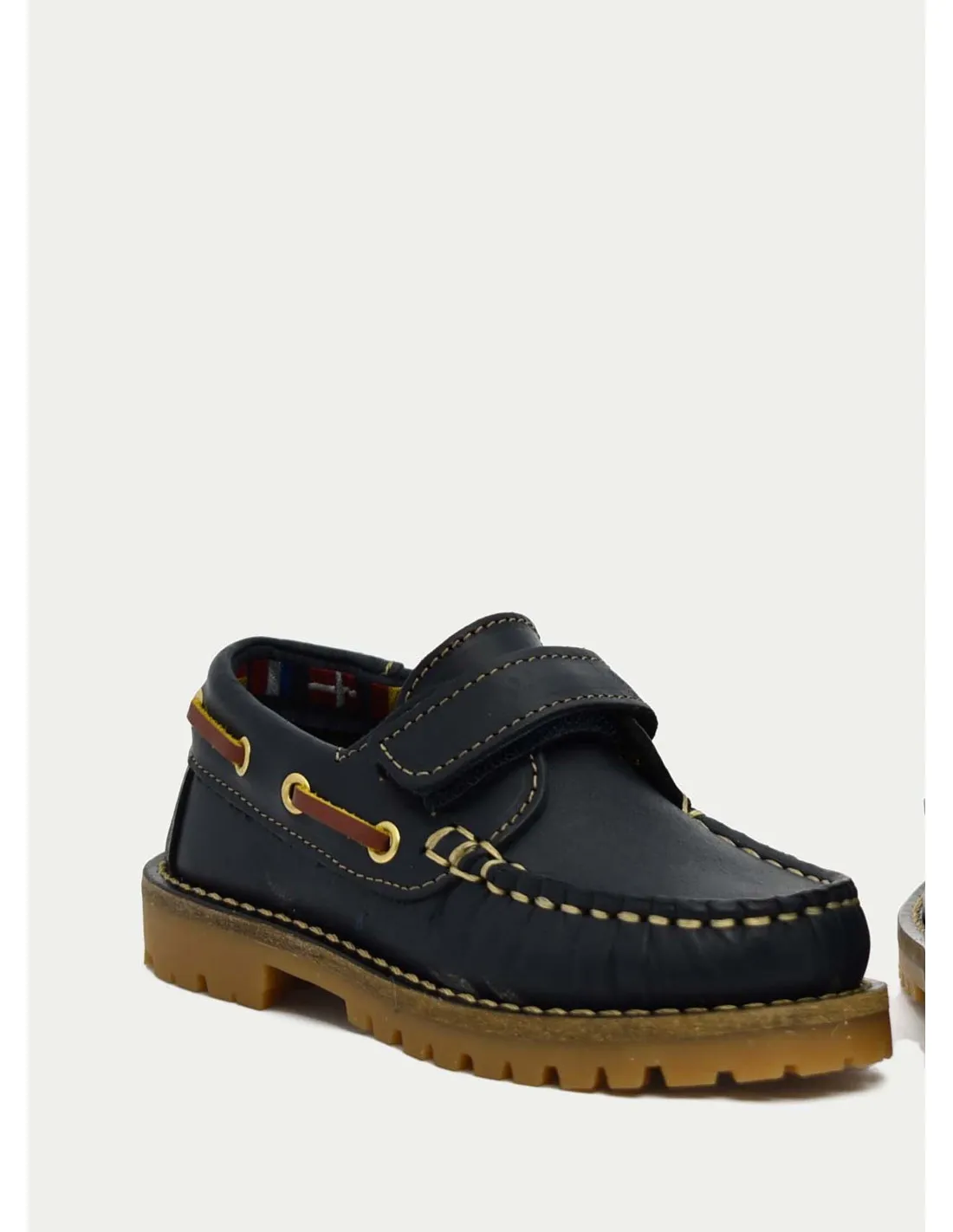 ZAPATO CASUAL CRECENDO TIMBER MARINO 
