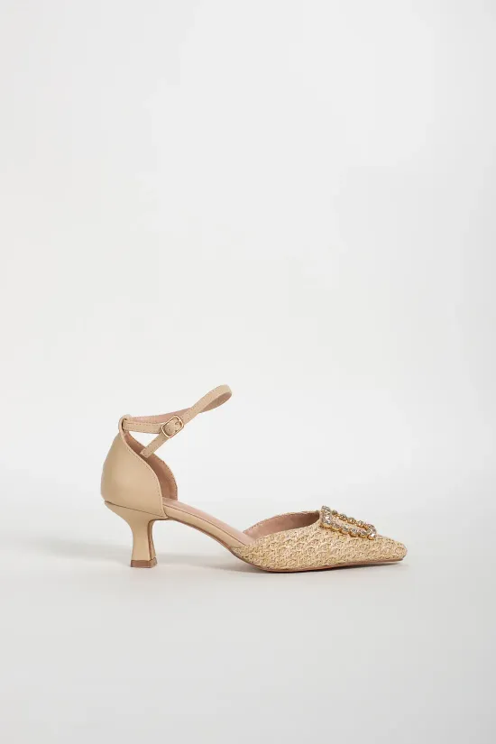 ZAPATO DE TACóN MURLE  BEIGE