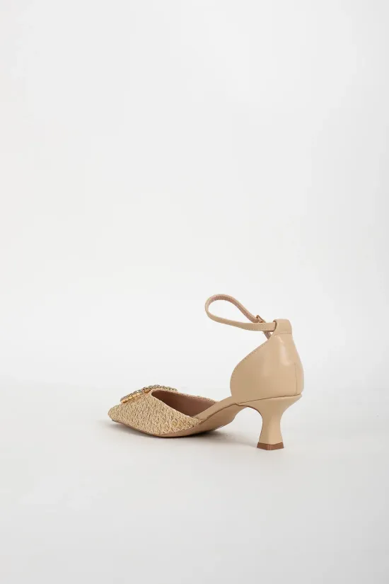 ZAPATO DE TACóN MURLE  BEIGE