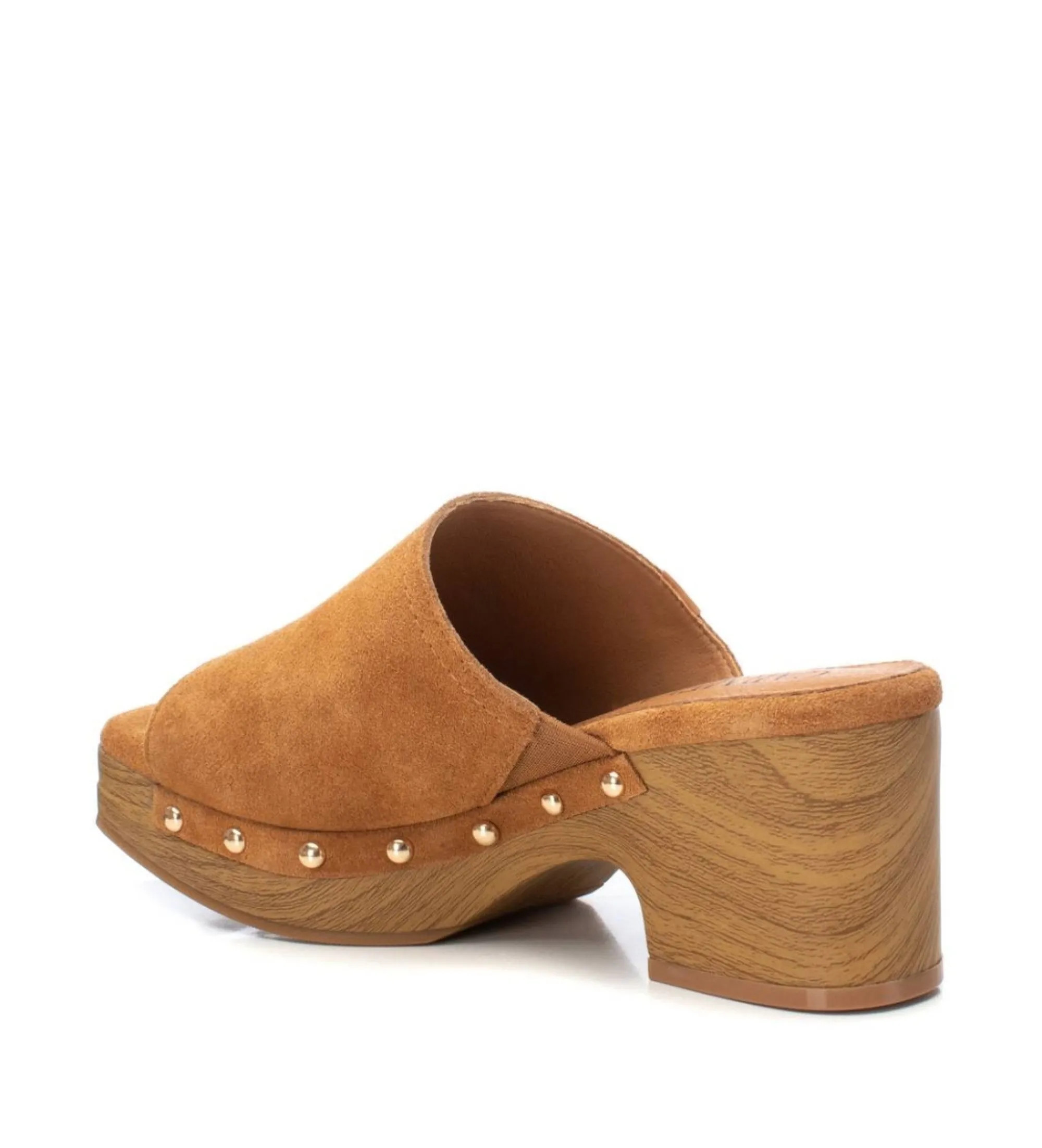Zuecos de Piel 161612 marrón